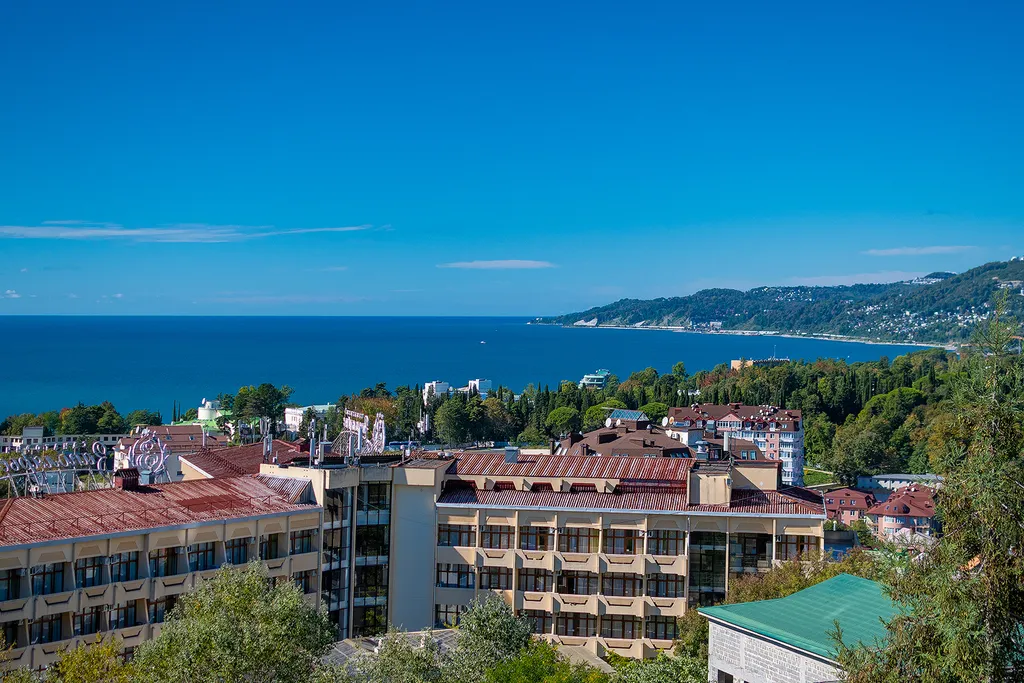 Квартира Уютная однокомнатная квартира в центре города с видом на море — Сочи