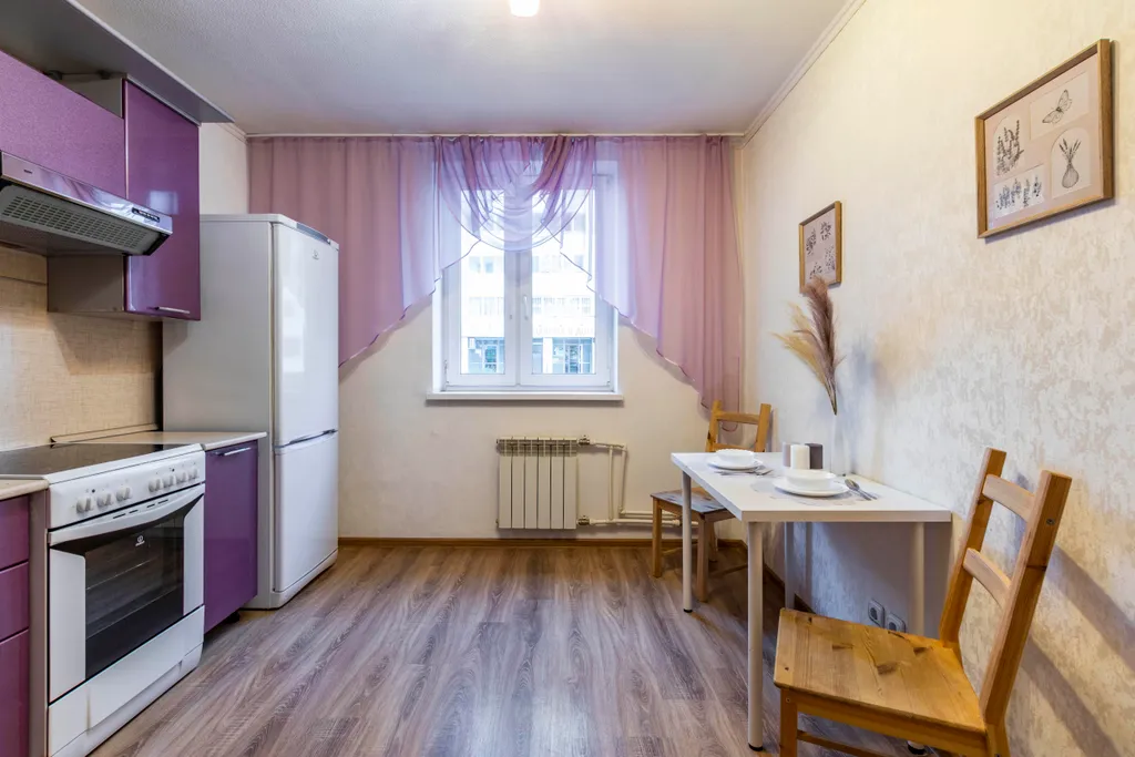 1комнатная квартира с лоджией для 4-х гостей