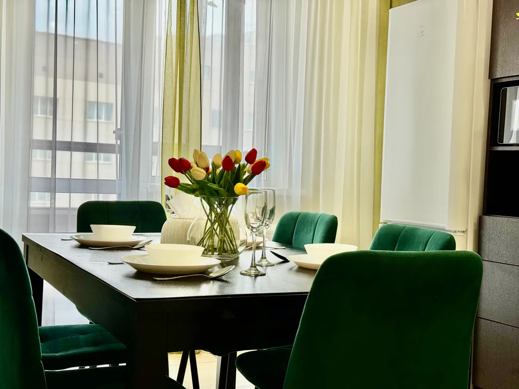 Уютная квартира в центре рядом с ТРЦ Аура