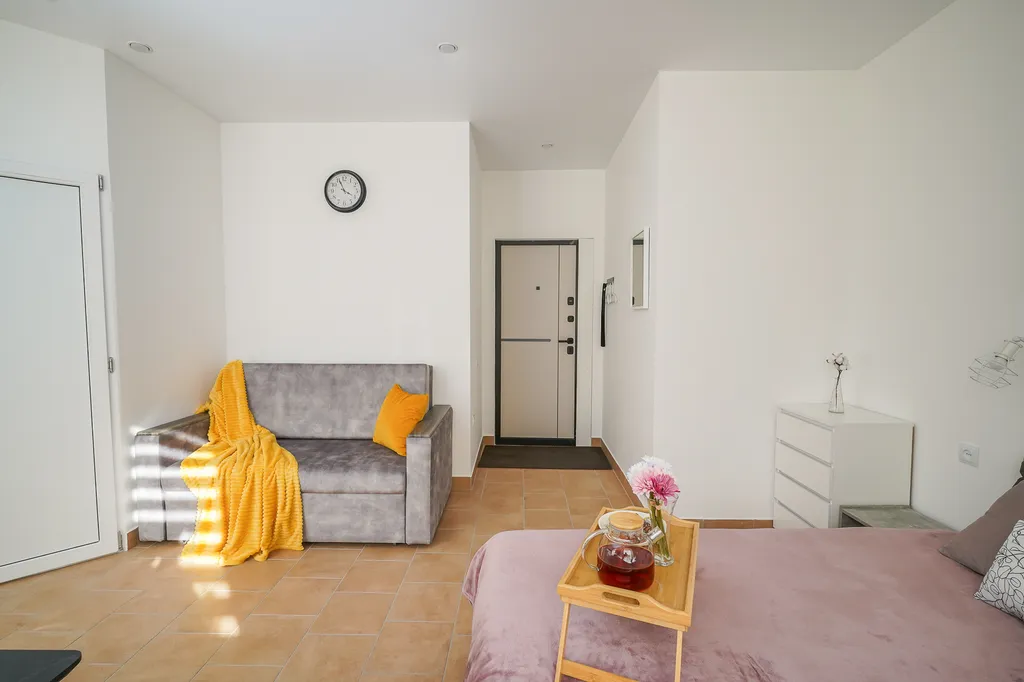 Уютная 1к студия на 4 гостей