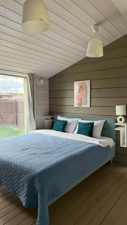 Панорамный дом с камином в престижном поселке