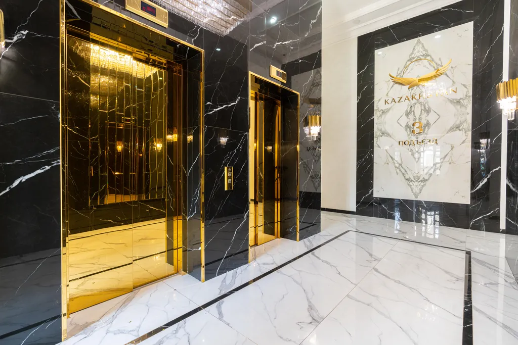 Респектабельная квартира в неоклассическом стиле в ЖК Казахстан