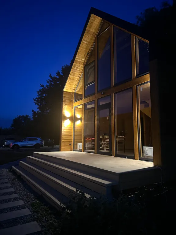 Барнхаус с чаном и бассейном