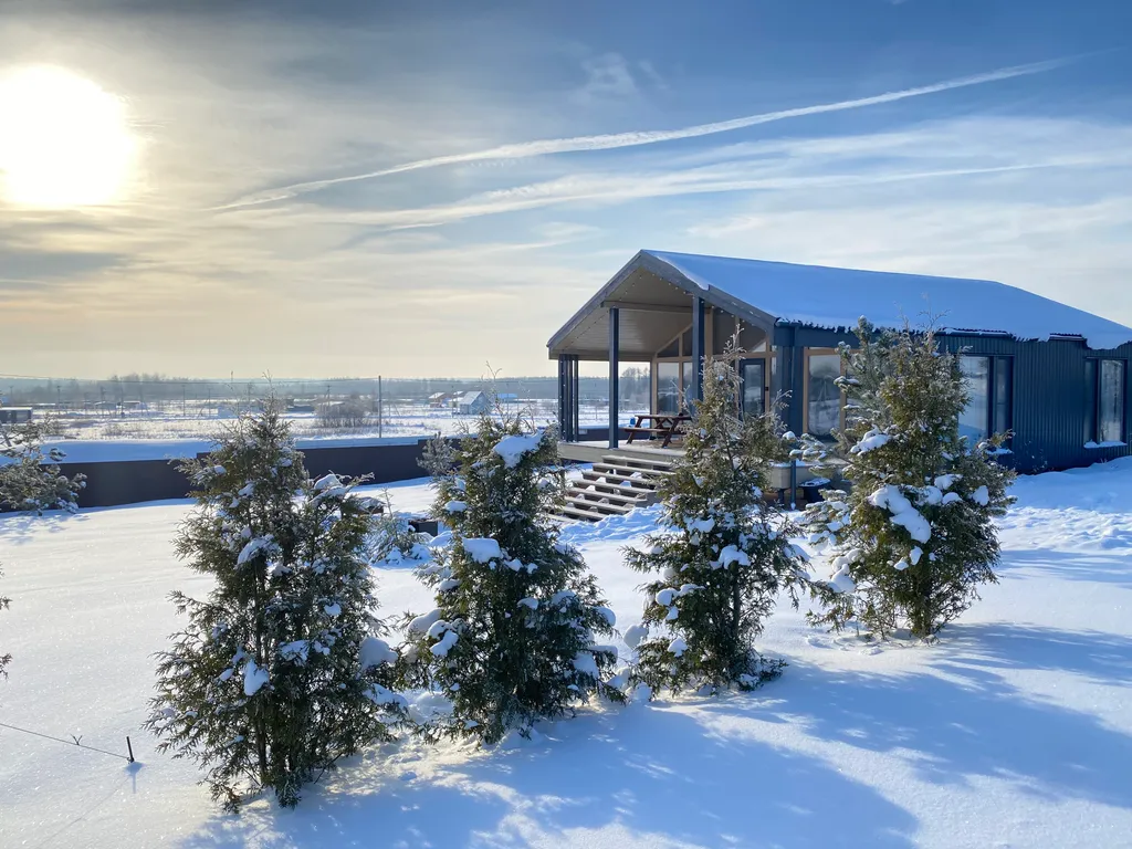 Дом с видом на пруд