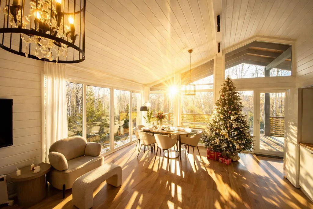 Коттедж Коттедж Частная усадьба №3 с баней и чаном — Петровское