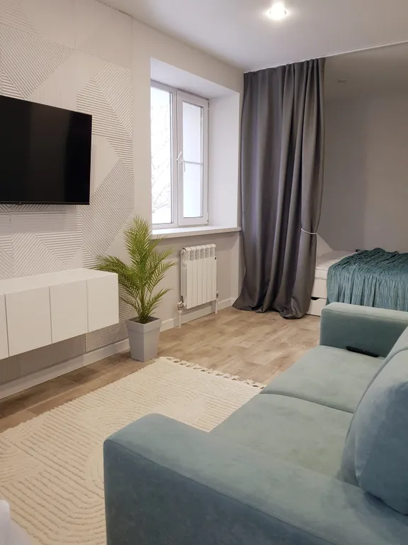 1-комнатная квартира с отличным ремонтом