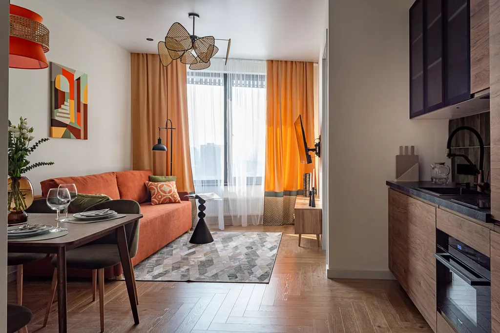 Квартира Квартира Апартамент делюкс на берегу Москва-реки — Москва