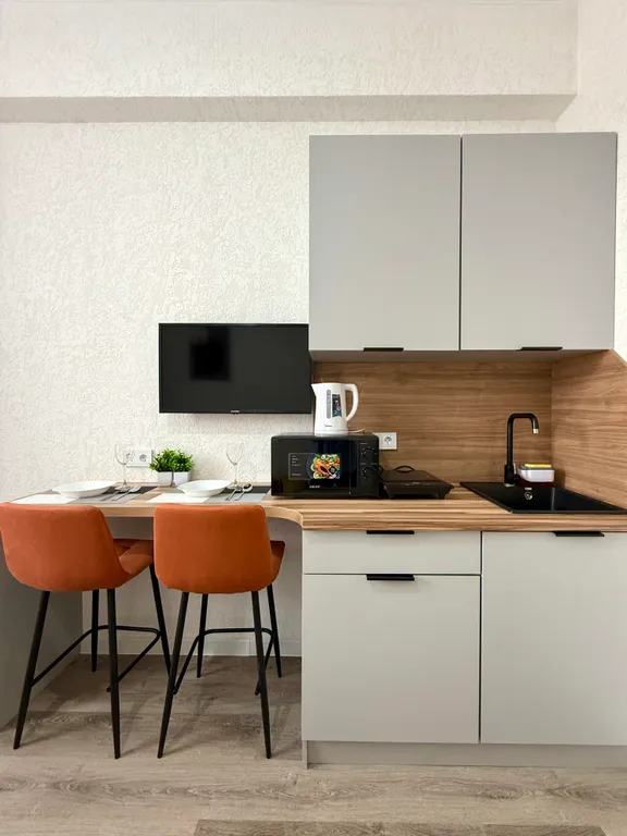 Квартира Квартира Новый апартамент для двоих гостей с кухней — Москва