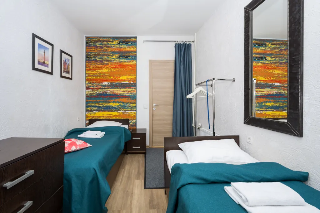 Квартира Комната-эконом со своим санузлом и двумя кроватями у зоопарка — аренда посуточно в Санкт-Петербург