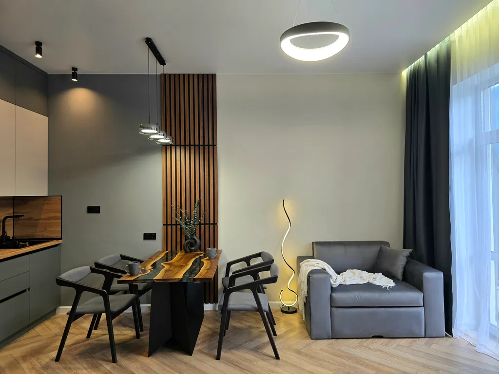 Студия с дизайнерским ремонтом рядом с озером Кара-Кёль