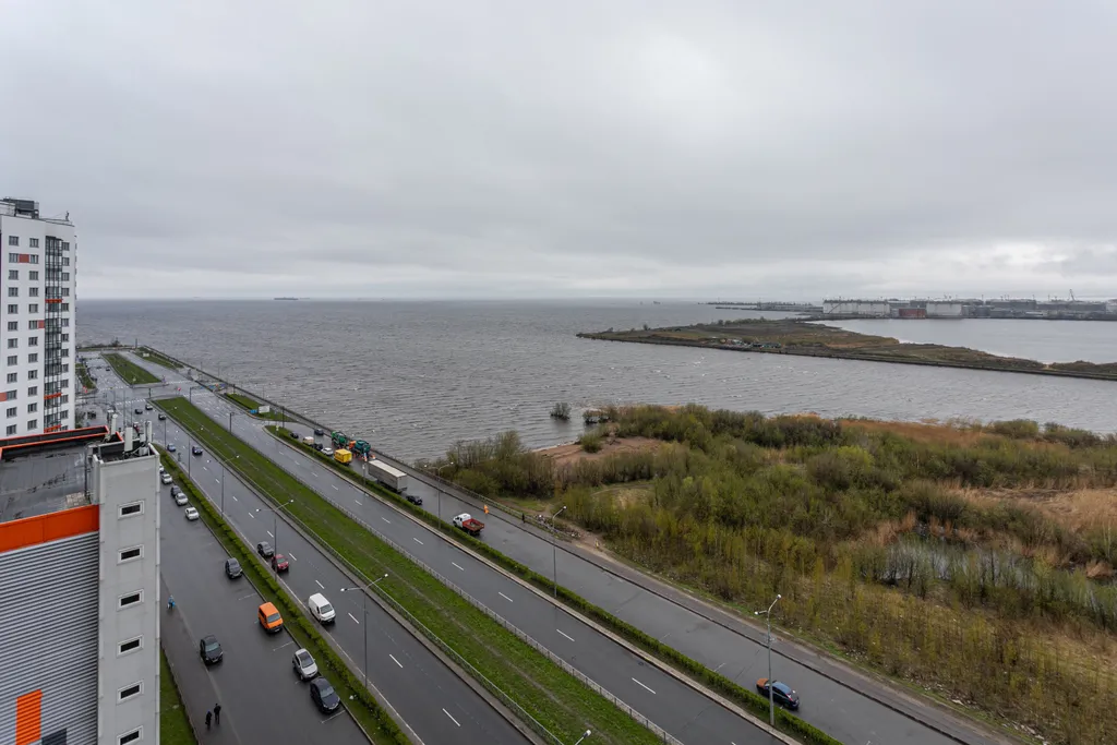 Апартамент с видом со всех окон на Финский залив