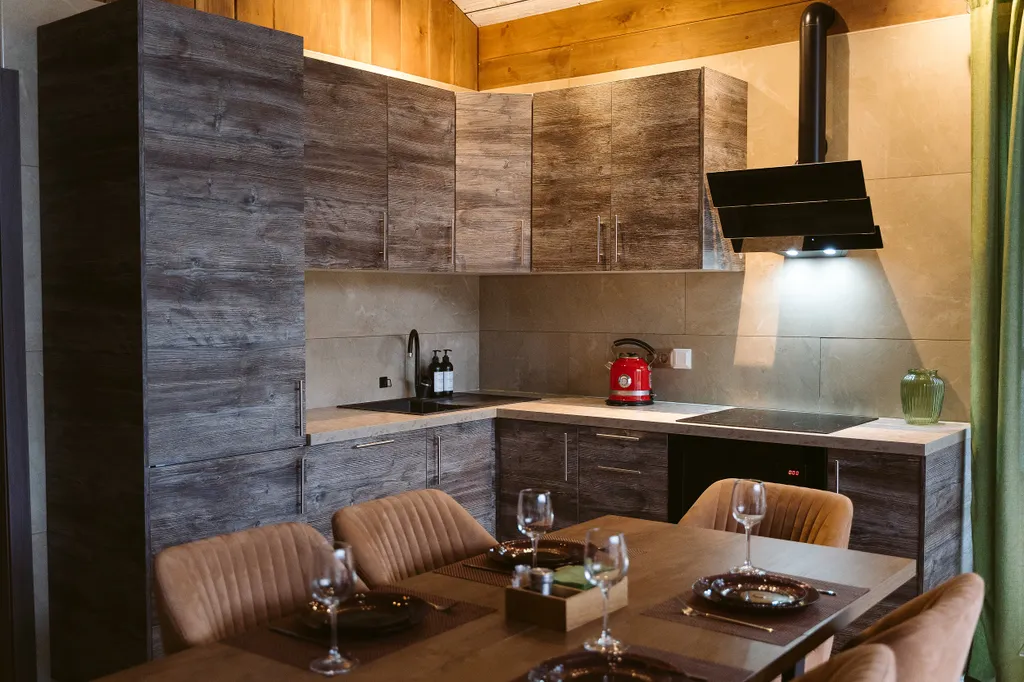 Домик с камином и кондиционером