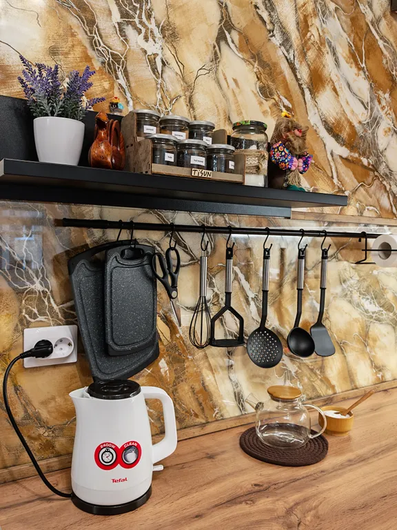 Квартира с новогодней атмосферой в новостройке