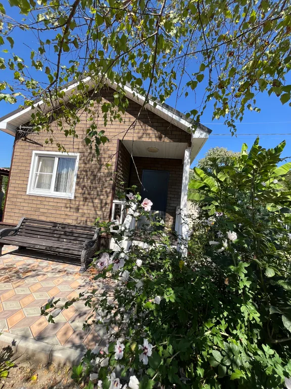 Домик у реки Дах с видом на горы