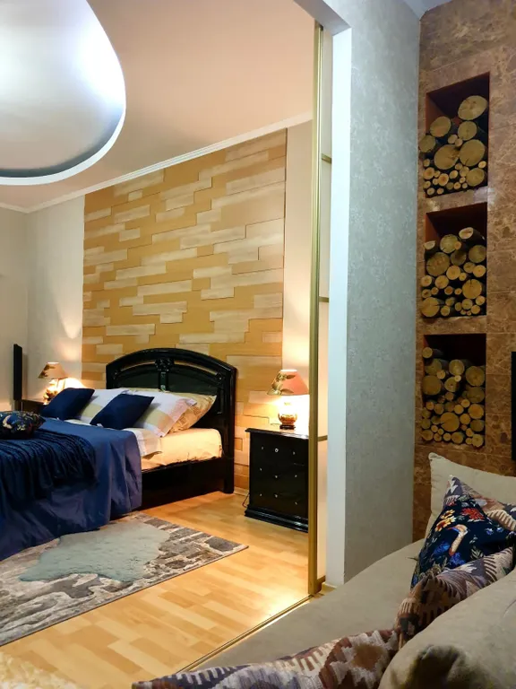 Lux-Apartments с 2 спальнями и камином