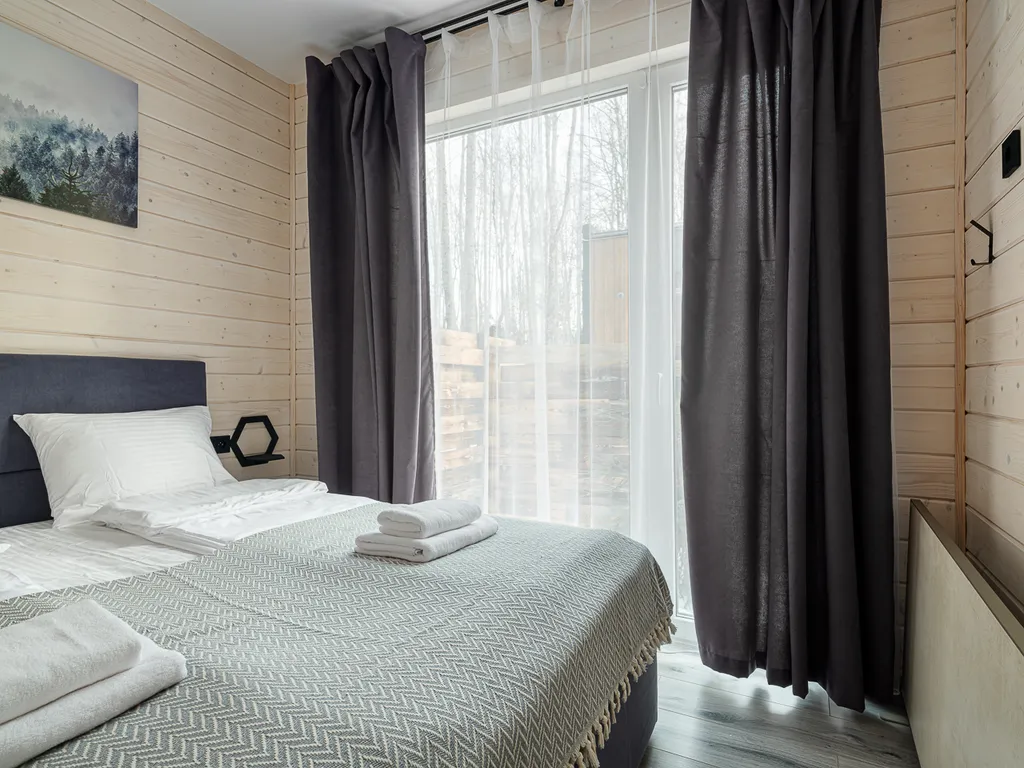 Уютный дом Шишкин Плейс в лесу с чаном и баней