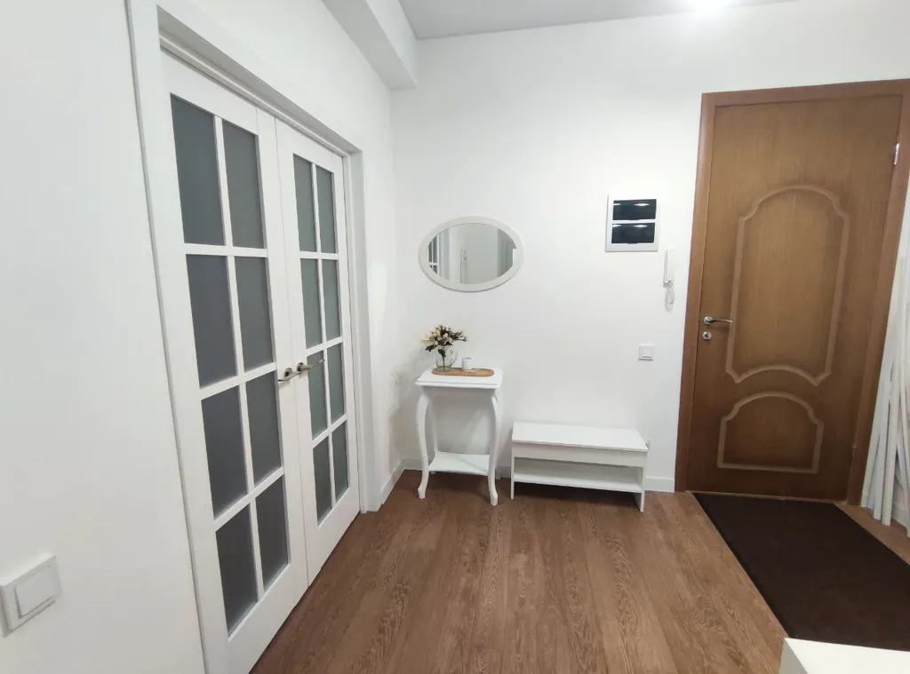 Светлая квартира с видом на Костёл и новым ремонтом