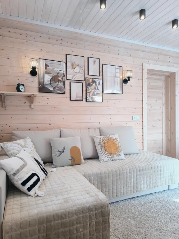 Коттедж Незабываемый отдых в доме с видом на реку и лес — Нурмойла