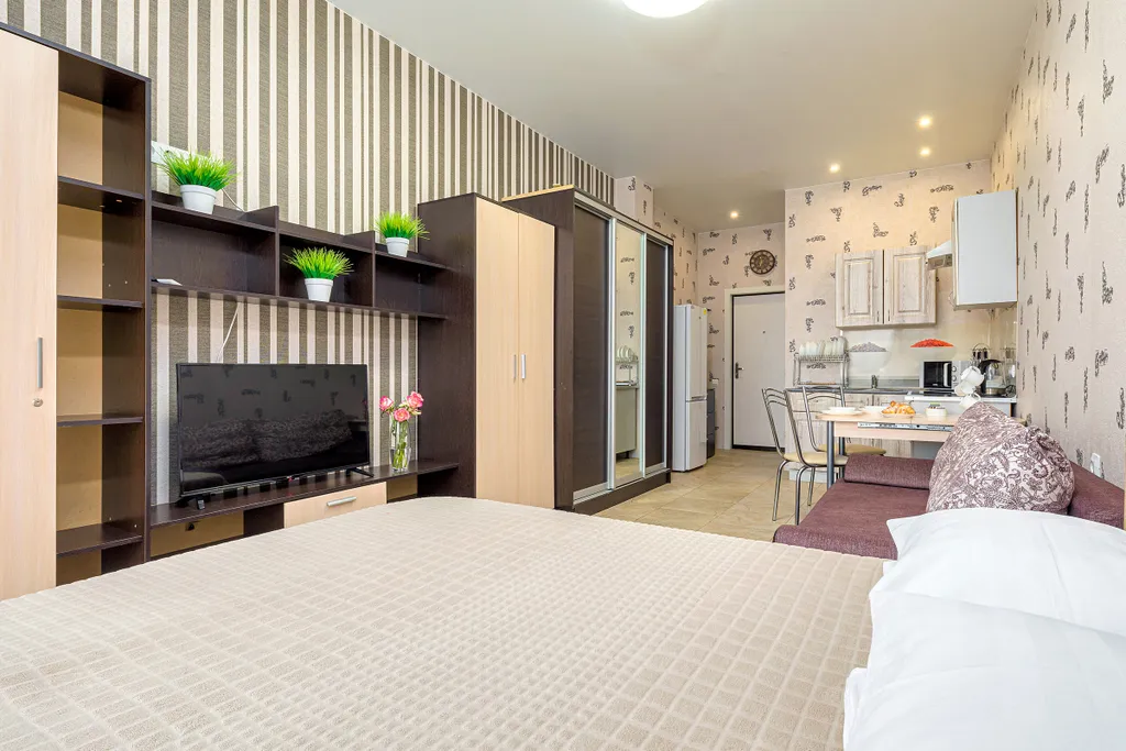 Квартира Квартира-студия Бусинка с балконом — Геленджик