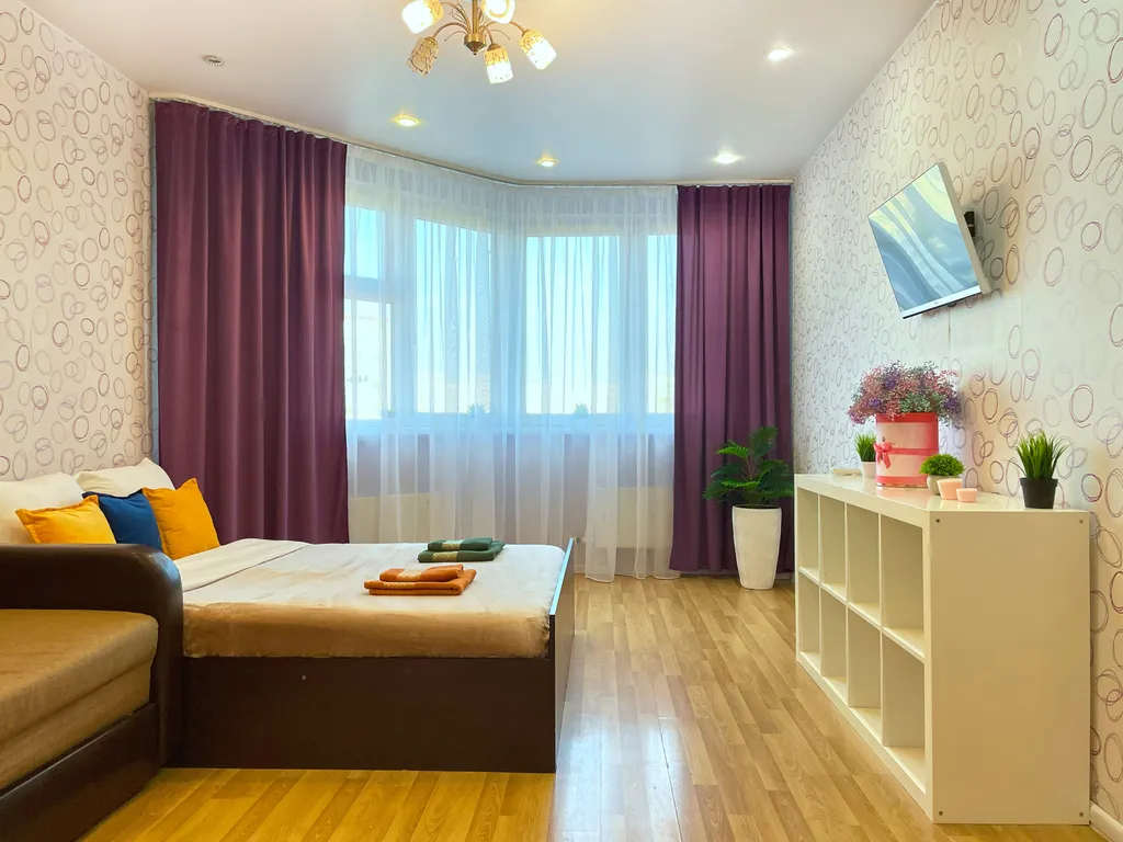 Шикарная квартира до 4 гостей, с большой лоджией