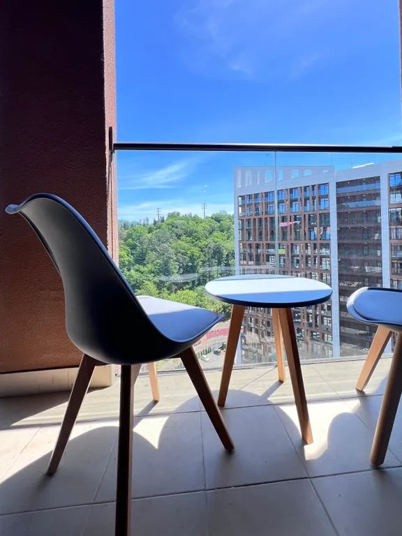 Уютная квартира в центре с балконом и видом на горы