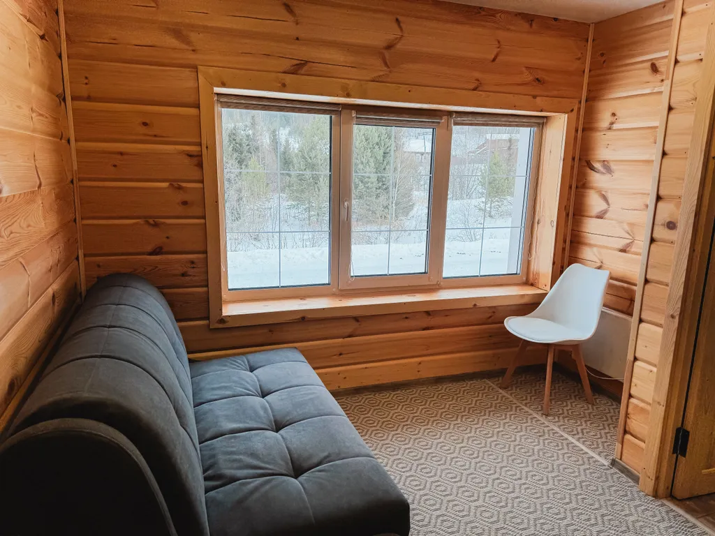 Новый уютный дом с камином