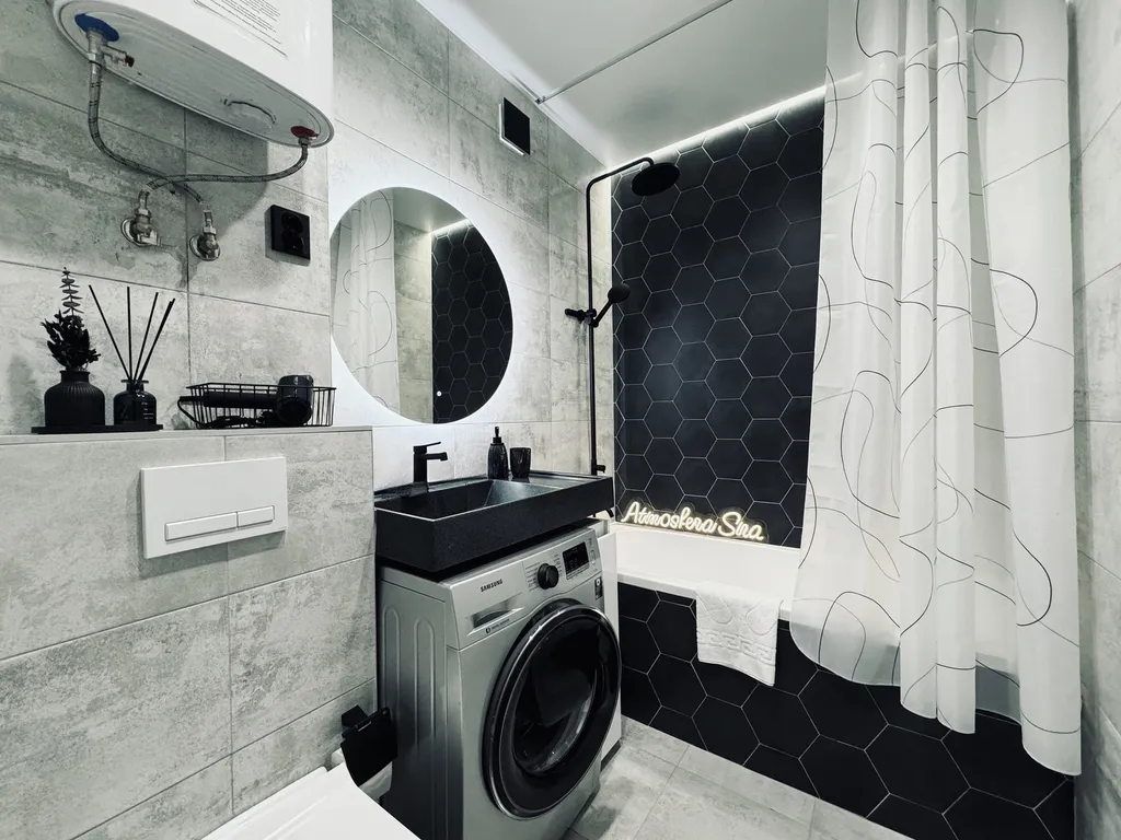 Изящная студия с шикарным видом на мегаполис