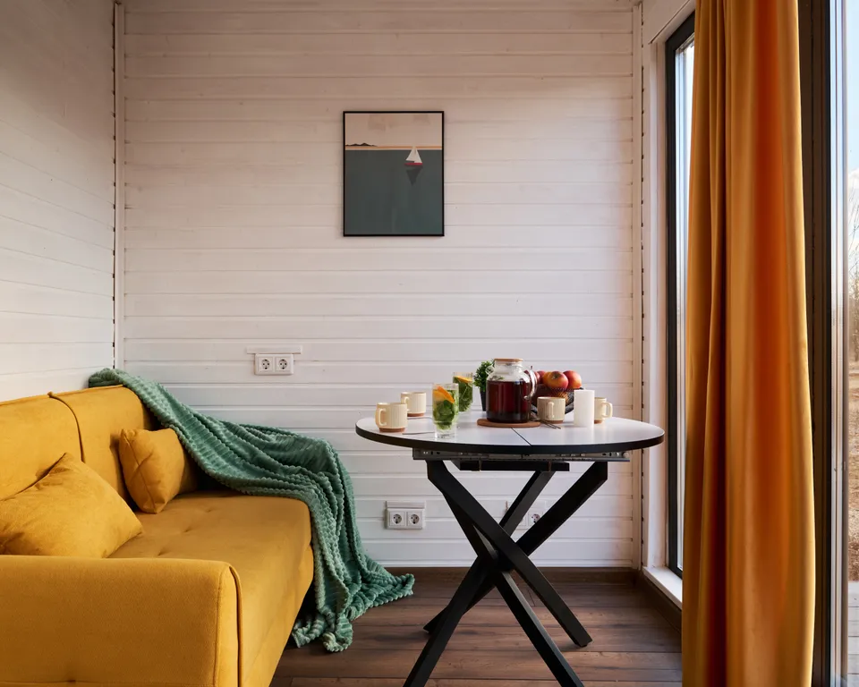 Уютный дом на можайском водохранилище в поселке с собственным пляжем