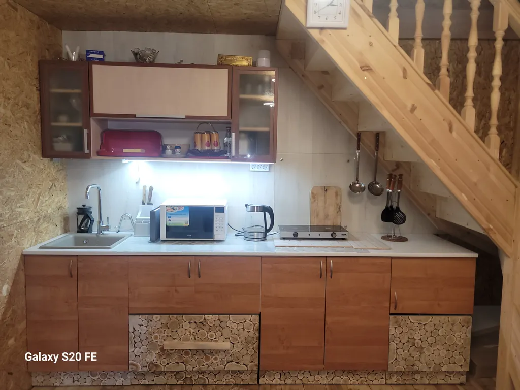 Уютный дом-баня для отдыха семьёй или небольшой компанией