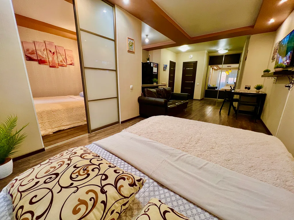 Квартира Квартира Дизайнерская студия на 9 этаже в ЖК Современник рядом с МТЛ-Арена — Самара