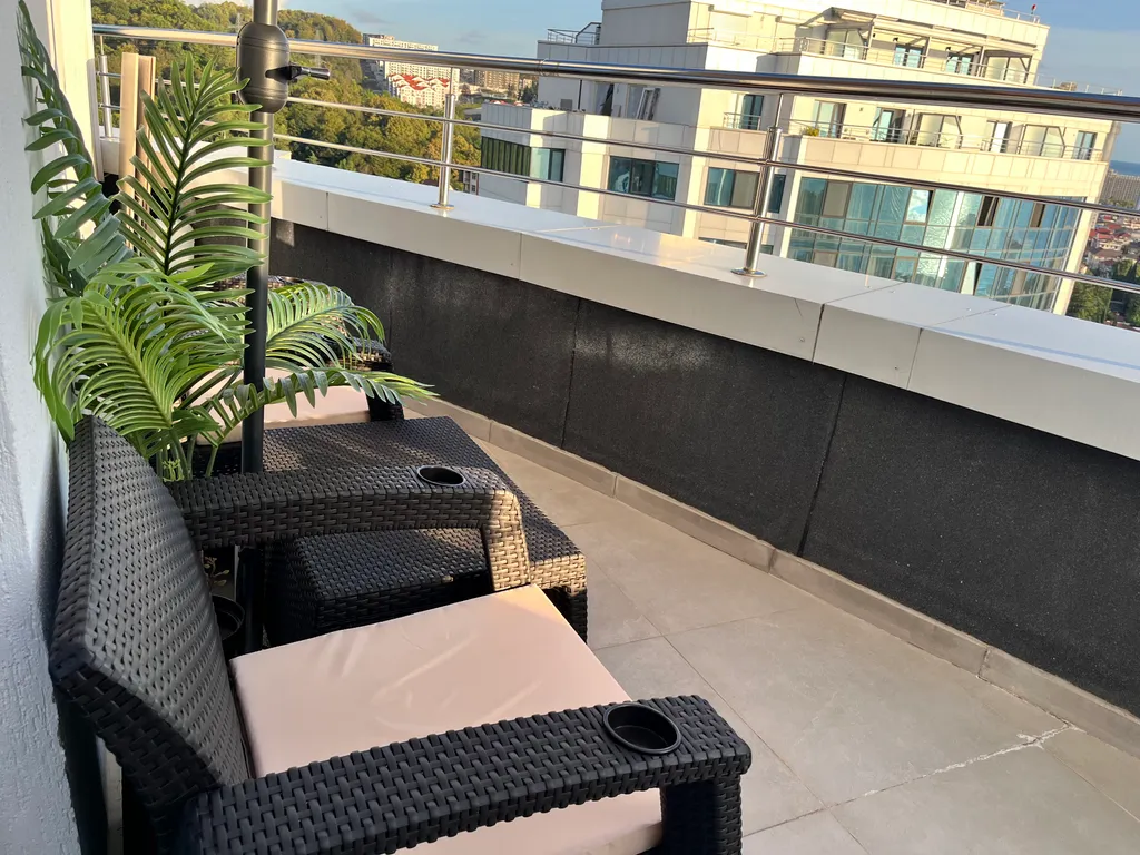 Видовая квартира на 21 этаже с огромным балконом — аренда посуточно в Адлер