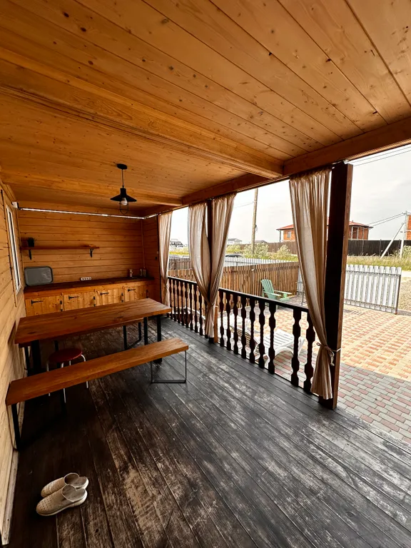 Уютный деревянный дом в 500 метрах от моря