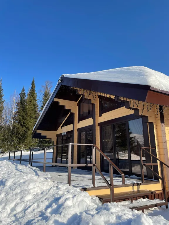 Новый гостевой дом Mountain harbor с видом на горы