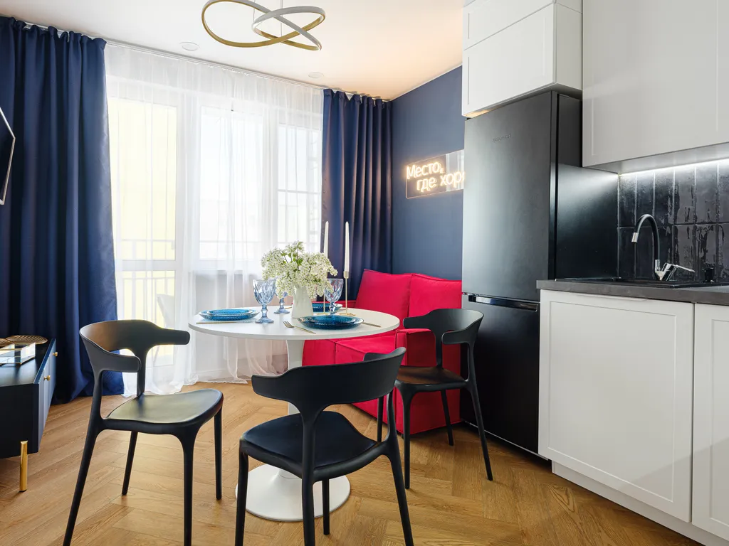 Дизайнерская квартира Блюз в Зеленогорске