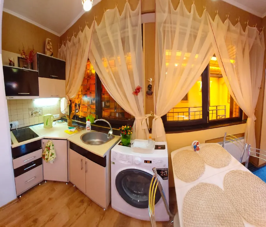 Апартаменты с кухней и стиральной машиной
