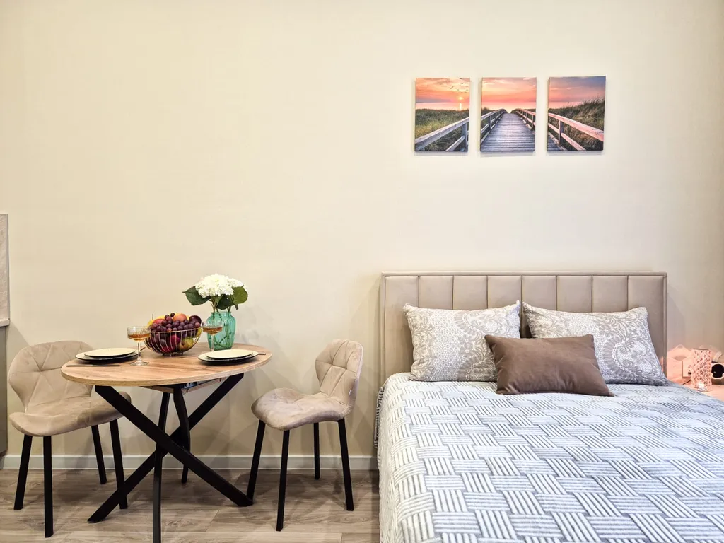 Апартаменты с видом на море, лес и горы