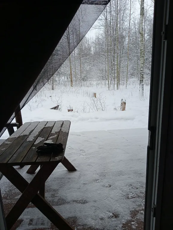 Коттедж Уютный, зимний эко-дом Сафари с потрясающим видом на ручей и лес — Зеленая Роща