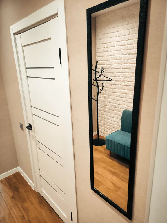 Уютная квартира с современным ремонтом, в новом доме.