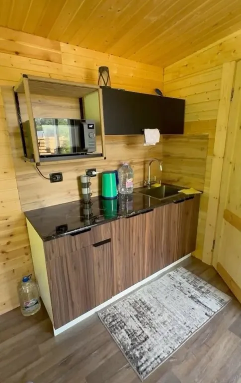 Уютный дом с банным чаном на берегу озера Кончезеро