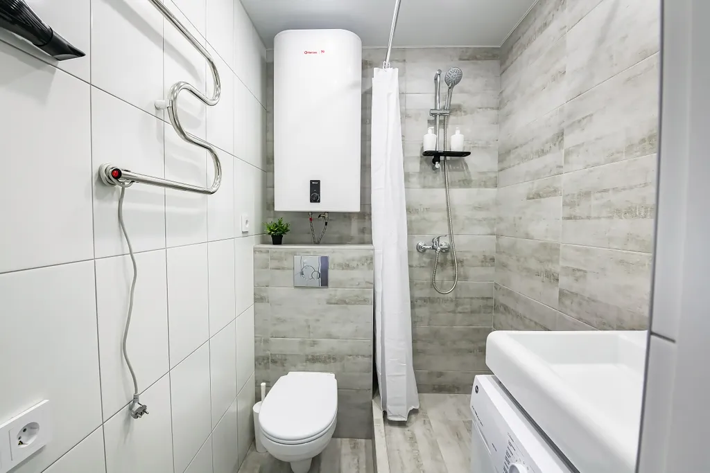 Современная студия с новым ремонтом