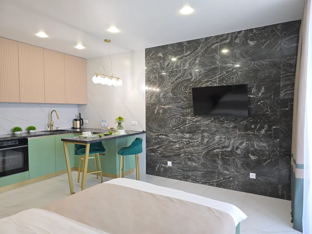 Уютная студия. Рядом Карандин Арена. Ривер парк.