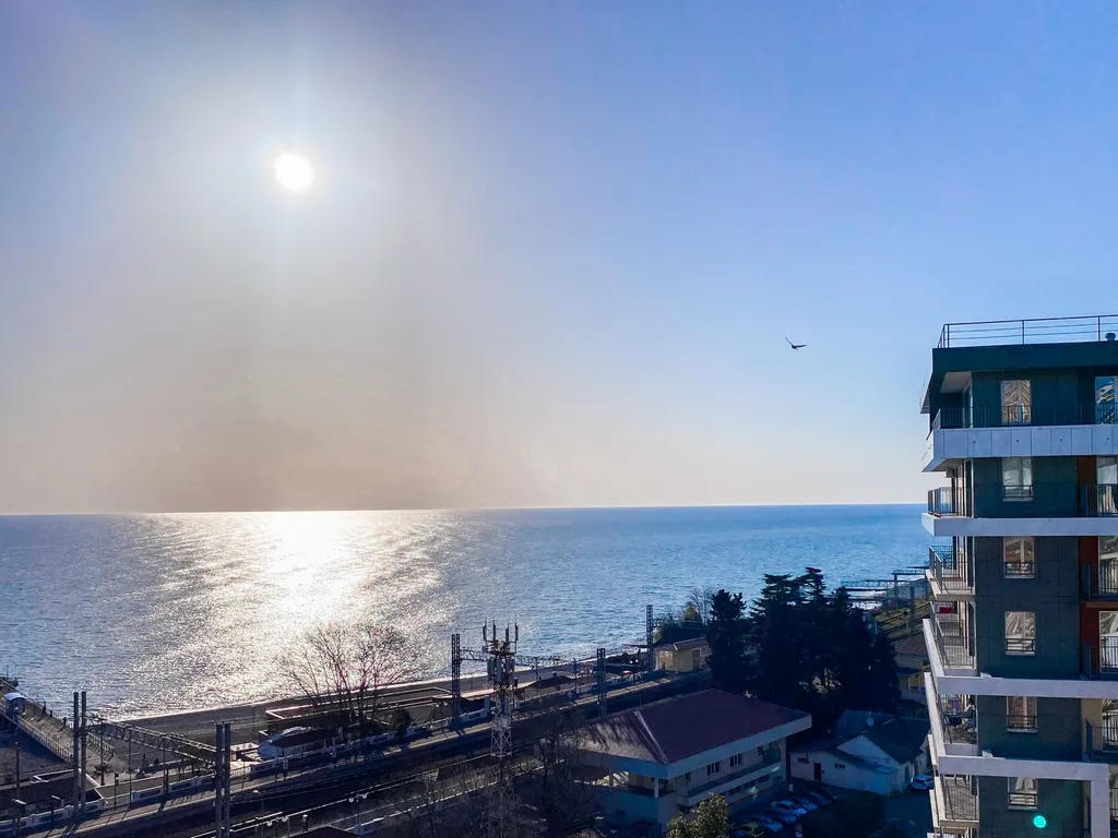 Студия с видом на море