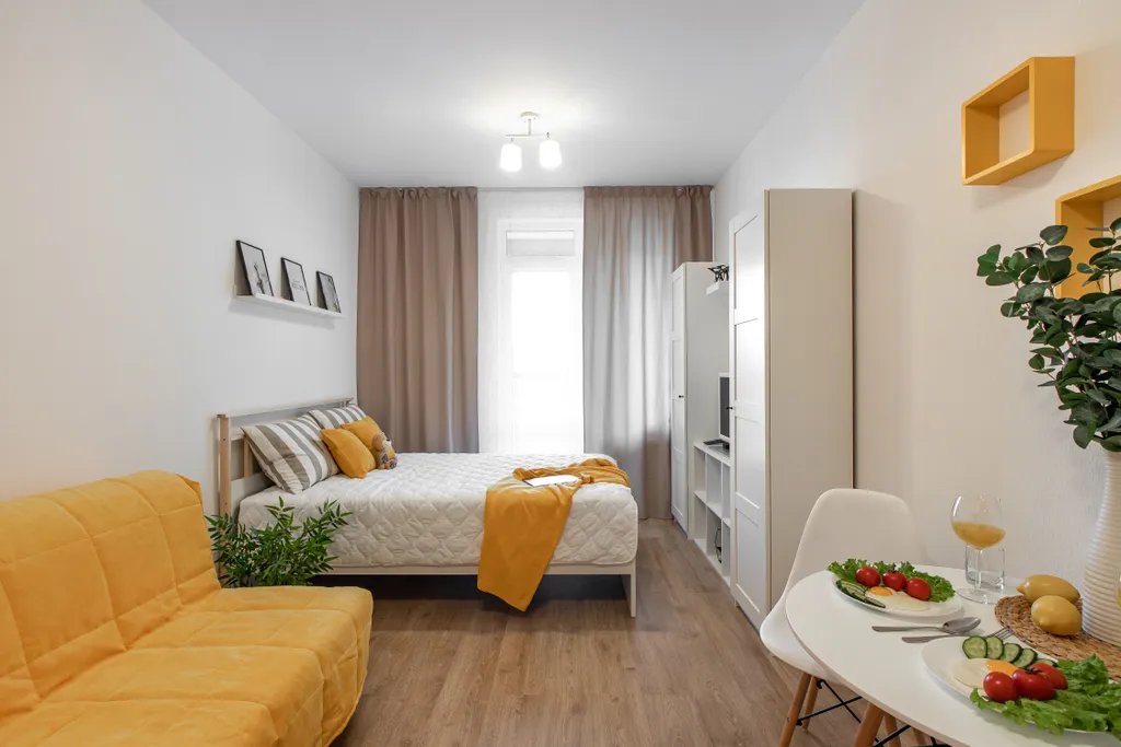 Квартира Квартира Friendly studio рядом с метро Лесная — Санкт-Петербург