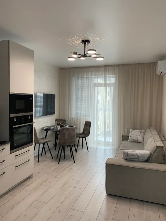 Квартира Квартира Уютная евро двушка в 10 минутах от Верхнего озера Вся мебель и техника — Калининград