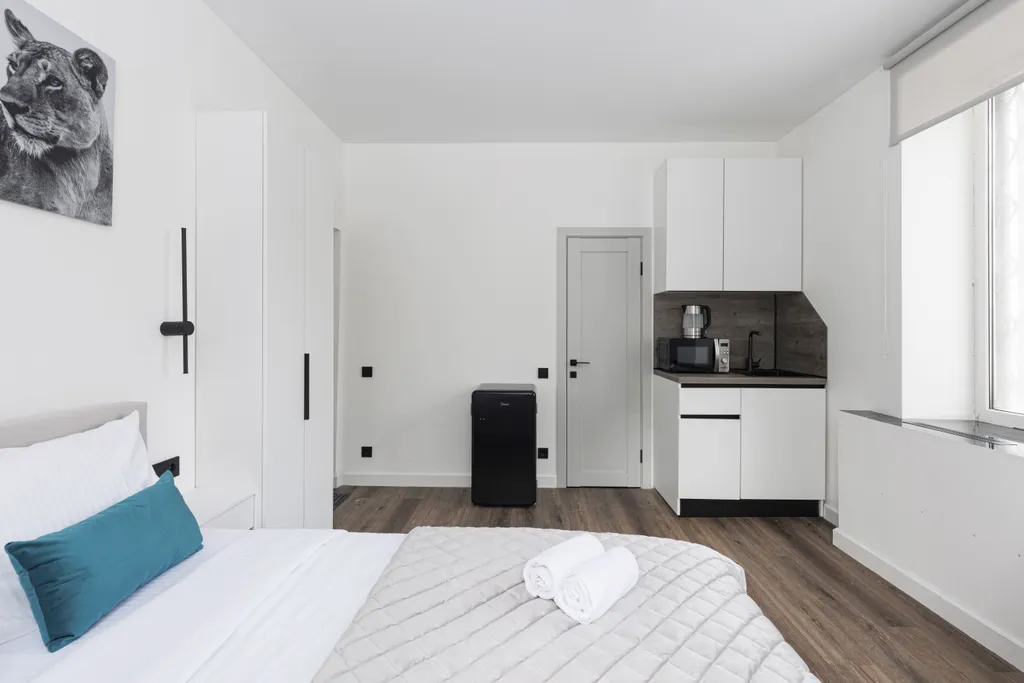 Квартира Квартира Дизайнерская студия на западе Москвы — Москва