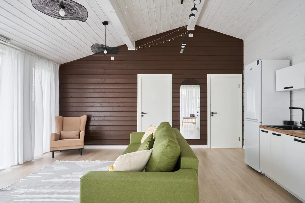 Панорамный дом у озера Сенеж рядом с банным комплексом