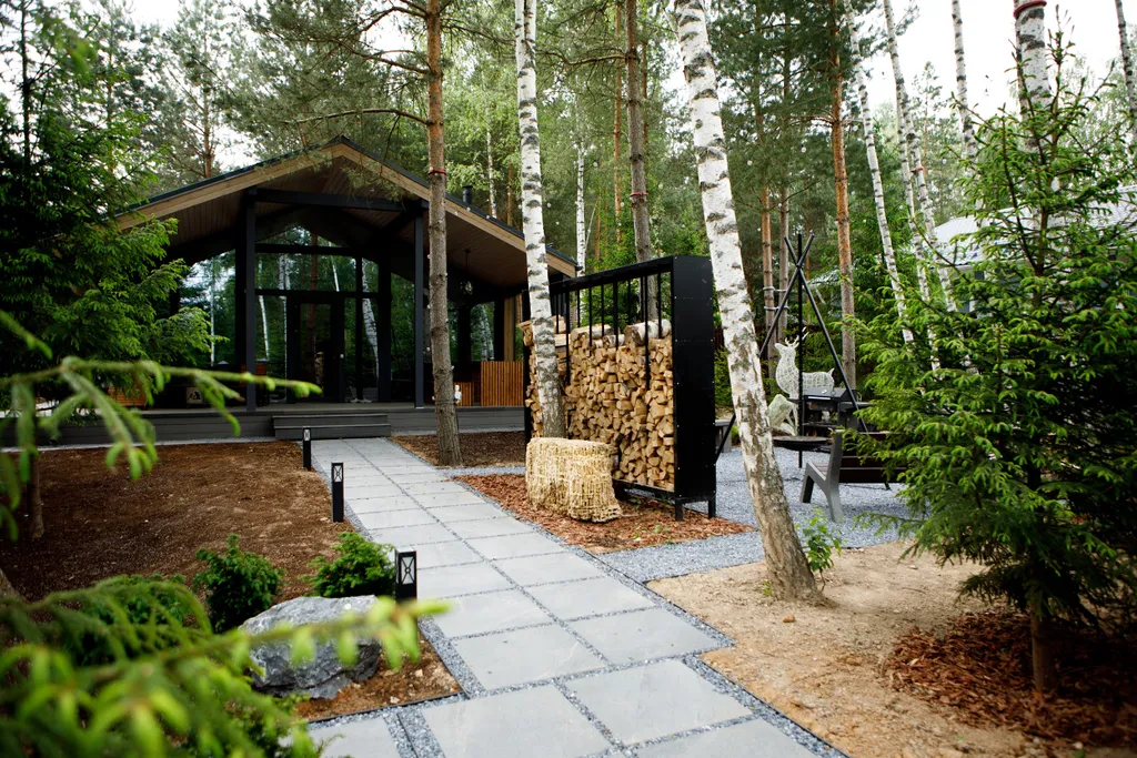 Шикарный дом с сауной и горячим чаном