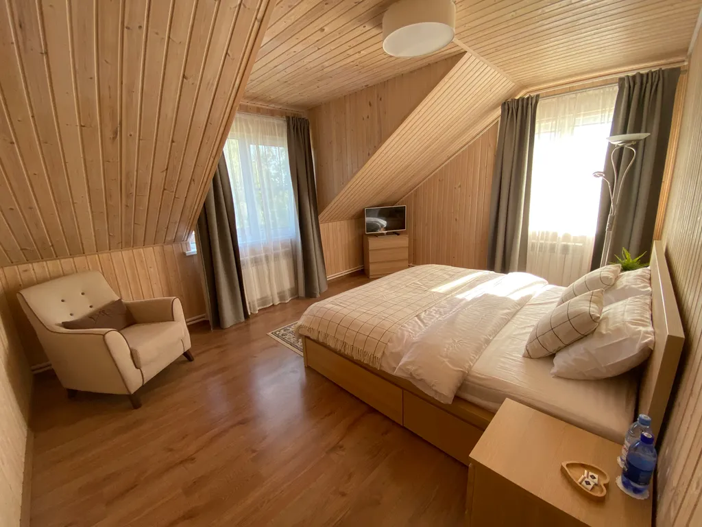 Коттедж с сауной и зоной BBQ