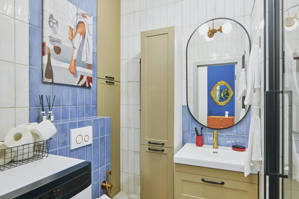 Оригинальная дизайнерская квартира у парка Галицкого,2 большие кровати