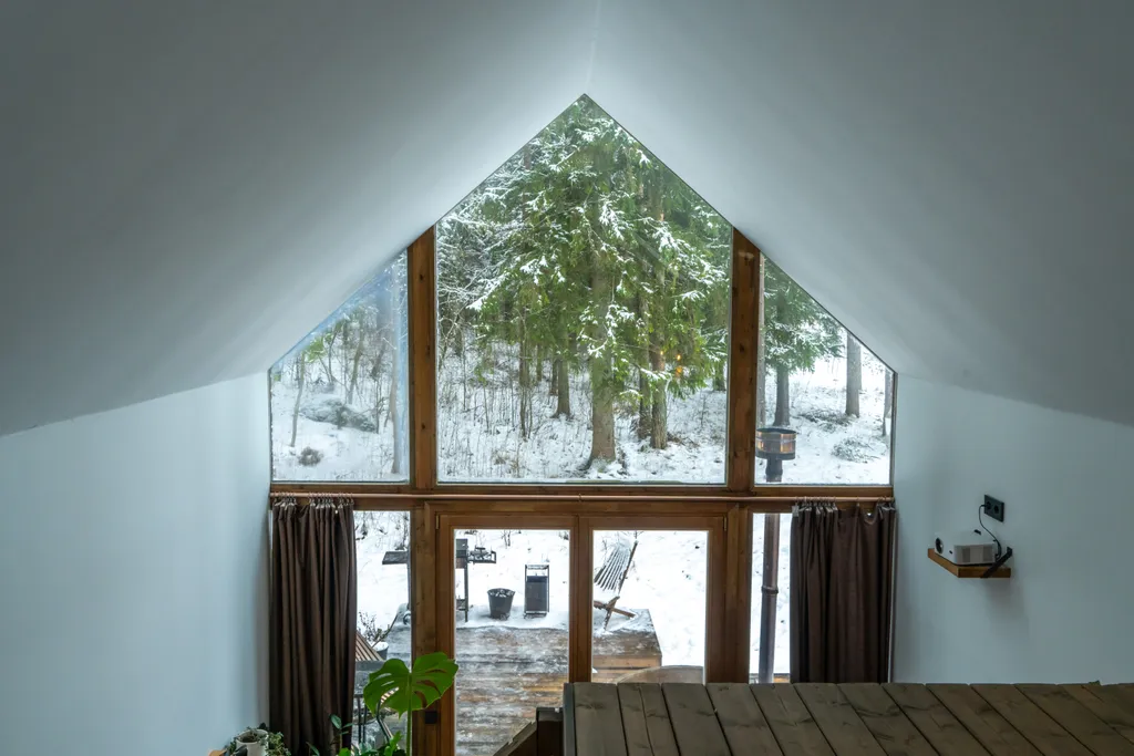 Коттедж Дом с панорамным видом на лес и горячей купелью — Ломоносов